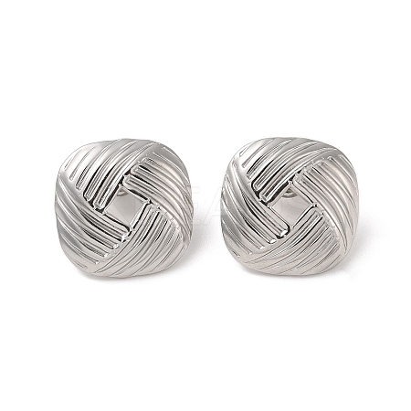 Non-Tarnish 304 Stainless Steel Stud Earrings for Women EJEW-L272-027P-02-1