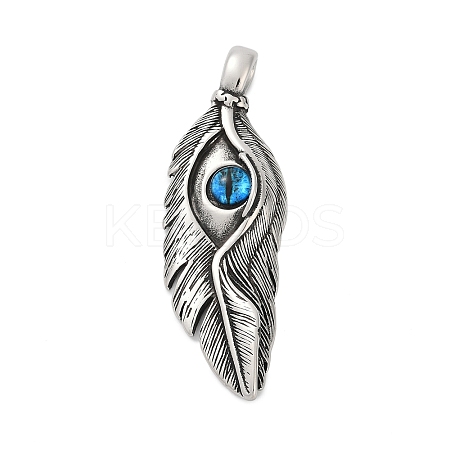 316 Surgical Stainless Steel Pendants STAS-D304-10AS-1