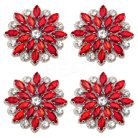 4Pcs Paillette and Rhinestone Accessories FIND-FH0012-19A-1