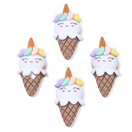 Opaque Resin Decoden Cabochons CRES-S308-013-1
