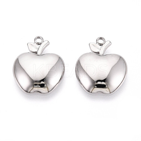 304 Stainless Steel Pendants STAS-T065-74P-1