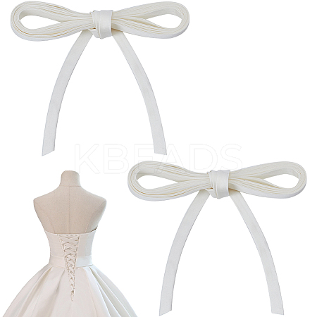 2Pcs Polyester Cord for Women's Wedding Dress Zipper Replacement DIY-GF0010-30C-1