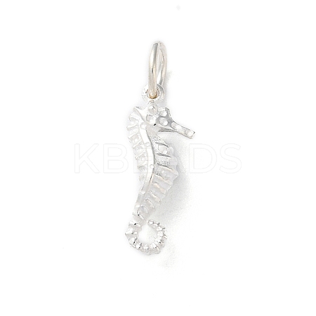 925 Sterling Silver Sea Animal Sea Horse Charms STER-E071-02S-05-1