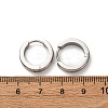 304 Stainless Steel Hoop Earrings EJEW-D331-19A-P-3