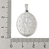 Non-Tarnish 304 Stainless Steel Pendants STAS-B071-02F-11P-3