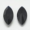 Pointed Back Glass Rhinestone Cabochons RGLA-T083-9x18mm-02-2