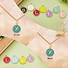 120Pcs 12 Colors Golden Plated Alloy Charms ENAM-SZ0001-64X-4