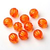 Autumn Theme Transparent Acrylic Beads TACR-S089-22mm-11-2