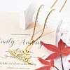 201 Stainless Steel Arabic Pendant Box Chain Necklaces for Women Men LS-NJEW-R013-04G-1