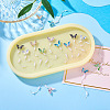 14Pcs 7 Colors Butterfly Alloy Glass Charms Nail Art Decoration MRMJ-TA0001-40-4
