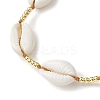 Summer Beach Shell Braided Bead Adjustable Bracelets for Women Men BJEW-JB10375-3