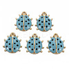 Alloy Enamel Pendants ENAM-N055-027D-NR-1