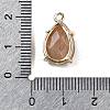 Gemstone Faceted Pendants G-M431-16G-4