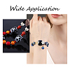 15Pcs 3 Colors Stainless Steel Textured Beads STAS-UN0021-01-5
