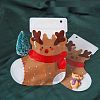 Christmas Theme Boots Plastic Gift Bags ABAG-G008-01B-1