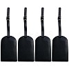 CutHollow 4Pcs PU Leather Luggage Tag OFST-CL0001-01B-03-1