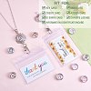 DIY Interchangable Pendant ID Card Holder Necklace Making Kit DIY-SZ0009-83B-4