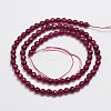 Natural Malaysia Jade Bead Strands X-G-A147-4mm-A09-2
