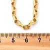 Brass Box Chain Necklaces for Women Men NJEW-F337-06G-3