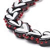 Heart Handmade Lampwork Beads Strands LAMP-G150-01I-3