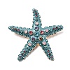 Ocean Theme Alloy Rhinestone Lapel Pins for Backpack Clothes for Clothes LS-JEWB-F042-05A-G-1