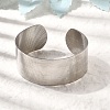 304 Stainless Steel Cuff Bangles BJEW-L705-01P-2