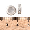 Rack Plating Brass Clear Cubic Zirconia Beads KK-M292-02P-02-3