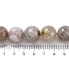 Natural Dragon Veins Agate(Dyed & Heated) Beads Strands G-K390-A09-01-5