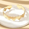 304 Stainless Steel Cuff Bangles for Women BJEW-B120-02G-02-2