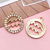 Zinc Alloy Crystal Rhinestone Pendants WGC2D94-11-1