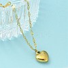 304 Stainless Steel Charm Chain Bracelets BJEW-C084-04G-3