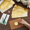 40 Sheets 4 Styles Plastic Self Adhesive Gold Foil Embossed Stickers DIY-CP0010-45-3