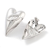 Tarnish Resistant 304 Stainless Steel Stud Earrings EJEW-K283-04P-1