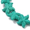 Synthetic Coral Dyed Carved Beads Strands CORA-K009-06C-06-2