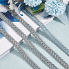 Polyester Braided Lace Trim OCOR-WH0078-09C-5