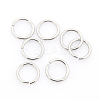 Tarnish Resistant 304 Stainless Steel Open Jump Rings STAS-J013-10xx1.2mm-01-1
