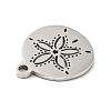 Non-Tarnish 201 Stainless Steel Pendants LS-STAS-E015-04P-3