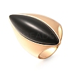 Resin Horse Eye Finger Rings LS-RJEW-R006-01G-03-4