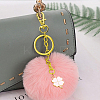 25Pcs Alloy Split Key Rings PALLOY-CJ0002-69-5