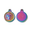 Ion Plating(IP)  304 Stainless Steel Pendants STAS-E169-13M-1