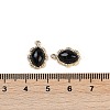 Natural Black Onyx(Dyed & Heated) Oval Charms STAS-I325-144G-01-3