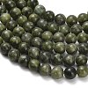 Natural Chinese Jade/Southern Jade Beads Strands G-P626-8mm-01-4