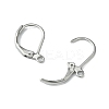 Tarnish Resistant 304 Stainless Steel Leverback Earring Findings LS-STAS-S028-07-1