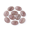 Natural Strawberry Quartz Gemstone Cabochons X-G-T020-18x25mm-28-1
