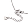 304 Stainless Steel Singapore Chain Bracelet Making AJEW-JB01306-02-3