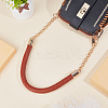 PU Leather Braided Bag Handles DIY-WH0366-84KCG-4