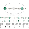 Handmade Glass Beaded Chains CHC-F008-A14-P-2