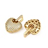 Brass Micro Pave Cubic Zirconia Pendants KK-S526-32G-2