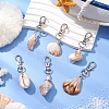 Acrylic Imitation Shell Pendant Decorations HJEW-JM02772-1