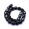 Natural Black Agate Beads Strands G-I245-18-2